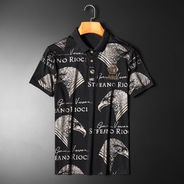 Mens Polos Shirt Summer T-Shirt Designer Polo Leopard Animal Letter Budget Letters