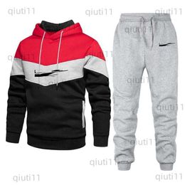 Men's Tracksuits 2021 men's Designers Tracksuit Autumn Winter Men S Clothing Sweater suit TrackSuits Sweatshirt brand hoodies Sweatpants Jogging Hoodie 3XL T230321