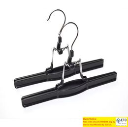 PVC Metal Skirt Hangers Pants Clamp Extension HangerClothes Pants