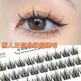 False Eyelashes Upgrade A-type Manga Natural Individual Cluster Quick DIY Feather Fan Eyelash Extensions KIT Cosplay Makeup