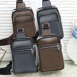 High Quality Fashion Bum Bag Men Classic Designers Cross Body Chest Bags Dual Purpose Luxury Sporty Travel Packs Outdoor Wallet Grid