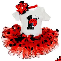 Christening Dresses Baby 1St First Birthday Newborn Fancy Costume Infant Dress For Girl Outfits Drop Delivery Kids Maternity Clothing Dhbgl