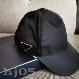 Designer hat for men luxury fashion fitted cap hip hop sun proof breathable casquette size adjustable cotton lining washable baseball hat triangle enamel PJ051 C23