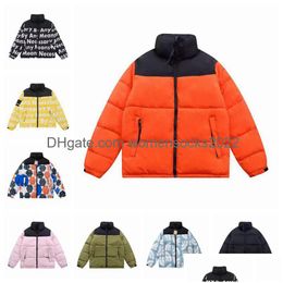 Men'S Down Parkas Mens Designer Jackets North Winter Womens Couples Clothing Thickface Warm Puffer Jacket Coats Tops Outwear Mtipl Dhf6W