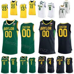 Baylor Bears Basketball 10 Makai Mason Jersey College 20 Manu Lecomte 15 Johnathan Motley 2 Taurean Prince 55 Pierre Jackson University Sewn On NCAA Men Kids Women