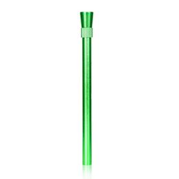 Latest Colourful Aluminium Alloy Smoking Bong Down Stem Portable Dry Herb Tobacco Philtre Cone Cigarette Bowl Container Waterpipe DownStem Holder Accessories DHL