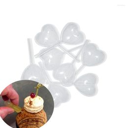 50Pcs 4ml Plastic Disposable Pipettes Squeeze Transfer Droppe Heart Shape Liquid Dropper Pasteur