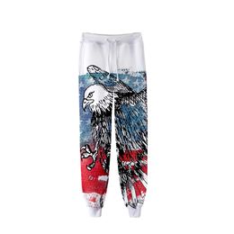 3d Print Men Women Skull Eagle USA National Flag Harajuku Full Length Sweatpants Winter Pants Casual Funny Trousers 008