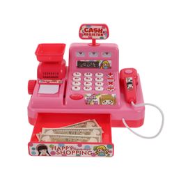 Other Toys Squiz Money Banking Play Grocery Montessori Piggy Bank Math Set Simulation Cash Register 230320