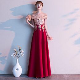 Ethnic Clothing Embroidery Wedding Dress Bride Summer One-shoulder Embroidered Engagement Evening Plus Size Chorus Costume Wholesale