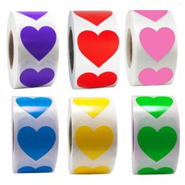 Gift Wrap 500Pcs/Roll Colourful Labels Paper Sticker Box Stationery Cake Boxes And Packaging Wedding Stickers