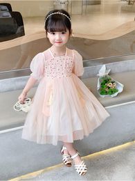 Girl Dresses Toddler 's Summer Clothing Puff Sleeve Princess Short Lolita Sundress Tulle For Kids