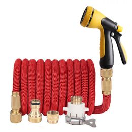 Watering Equipments Garden Irrigation Tool Hose Expandable Flexible Magic Water High Pressure Car Wash Plastic Pipe With Spray Gun