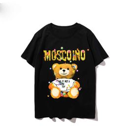 227 T-Shirts Moshino en's Mens T Shirts Designer Brand Mosshno letter Summer t shirt Fashion High Qualitys Casual Soft shir Qualiys Sof