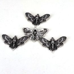 Charms hzew 50pcs accessories Animal moth skull head pendant for women man Accessories 230320