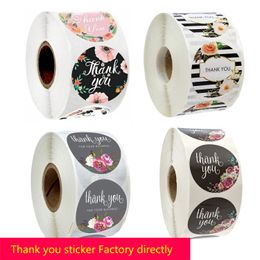 500Pcs 1Inch Gift Sealing Thank You Stickers Christmas Design Scrapbooking Festival Birthday Party Decorations Labels 1997
