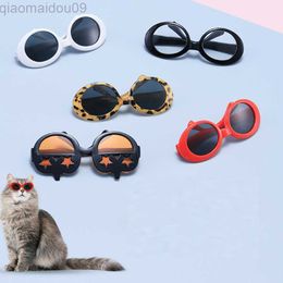 Cat Costumes Cute Cats Dogs Sunglasses Small and Medium-sized Dogs UV Protection Creative Trend Toy Sunglasses Pet Supplies Dog Accessories AA230321