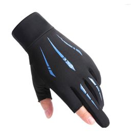 Cycling Gloves 1 Pair Men Women Bicycle Sunscreen Breathable Light Non-slip Hand Protective For Outdoor Sports Driving Fishing