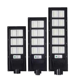 100W - 600W Led Solar Street Light Remote Control Garden Yard Basketball Outdoor IP65 Waterproof Security Flood Lights usalight