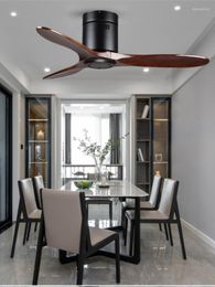 Chandeliers Latest Wooden Ceiling Fan Wood With Remote Control Fans Without Light Retro Energy Saving Ventilador De Techo