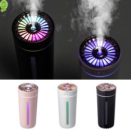 Upgrade USB Air Purifier Lighting and Spray Modes Vehicle Aromatherapy Machine Colourful Night Light 300ml Capacity for Home Car Office