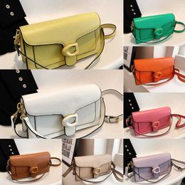 shoulder bag crossbody designer s leather beach hand women Fashion Candy Color Square messenger s lady hand purse 230202