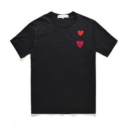 Famous designer t shirt Red Love Hear tees mens womens fashion play couple tshirt casual short sleeve summer t-shirts streetwear hip-hop tops Print clothing c5