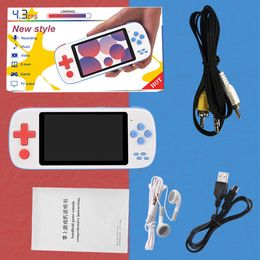 Multifunction Retro Game Player 4.3 Inch HD Screen Handheld Game Console With 8G Memory Game Card Can Store 6800 Games Portable Mini Video Game Players Dropshipping