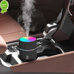 Upgrade 220ML Mini Air Humidifier Car Interior Smart Purifier USB Charging with Colorful LED Night Summer Cool Mist Sprayer Diffuser