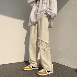 Men's Jeans Baggy Men Denim Pants Black Wide Leg Men's Oversize Cargo Trousers Streetwear Hip Hop Harajuku