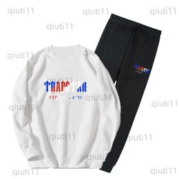 Men's Tracksuits Men's Tracksuits Tracksuit Men Women Crew Neck Sweatshirt Sweatpants Two Pieces Set Loose Sportswear Printing Hoodies Outfit Spring Autumn T230321