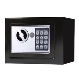 Digitaler Sicherheitsalarm Haushalt Mini Safe Drop Cash Safe Schmuck Home Office Wandtyp Alarmbox Anti-Diebstahl