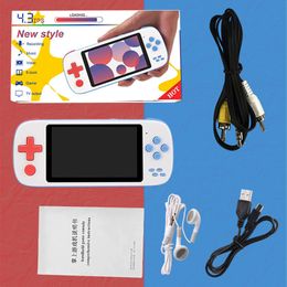 Multifunctional Retro Game Player 4.3 Inch IPS HD Screen Handheld Game Console Can Store 6800 Games Portable Pocket Mini Video Game Players AV Output DHL