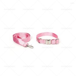 Dog Collars Designer Harness Collar Leash For Small Dogs Walking Acessories Pink LC0277