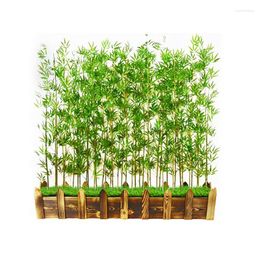 Decorative Flowers Simulated Bamboo Fake Green Plant Artificial Landscape Courtyard Indoor Outdoor Screen Partition Decoration