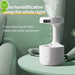 Upgrade New 800ML Air Humidifier Home Anti-Gravity Water Droplets Ultrasonic Cool Mist Maker Fogger With LED Display Car Air Humidifier