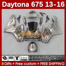 Motorcycle Fairings For Daytona 675 675R 2013-2016 Bodywork 166No.27 Daytona675 13 14 15 16 Body Daytona 675 R 2013 2014 2015 2016 OEM MOTO Fairing Kit champagne stock