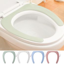 Toilet Seat Covers Winter Warm Cover Pad Soft Self-Adhesive Heating Cushion Waterproof Washable Bathroom Bidet Pads