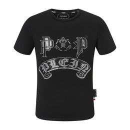 PLEIN BEAR T SHIRT Mens Designer Tshirts Brand Clothing Rhinestone PP Skull Men T-SHIRT ROUND NECK SS GOTHIC AND PLEIN WITH CRYSTALS Hip Hop Tshirt Top Tees 161226