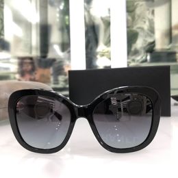 Pearl Black/Gold Polarised Cat Eye Sunglasses Women 5339 Designers Sunglasses Sonnenbrille Sun Glasses Shades UV400 Eyewear wth Box