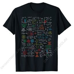 Men s Tracksuits Funny Math eacher Gift Idea Mathematics Formulas Sheet Shirt Brand Normal Cotton Mens ops Printed On 230322