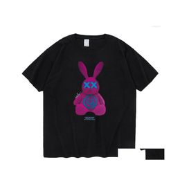 Men'S T-Shirts Mens T Shirts 2022 Summer Women Fashion Tshirt Cotton Short Sleeve Loose Fit Casual Shirt Lovely Cartoon Tees Drop De Dhjd3