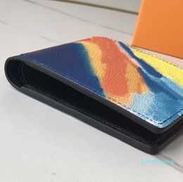 Multipe Wallet Colors High Quality Card Holder Credit Cards Cover Men Designer Wallets Luxury Purse 80404230h 001