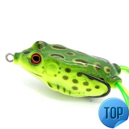 Double Propeller Frog Soft Baits Shad Soft Lure Jigging Fishing Lure Bait Prop Topwater Catfish Silicone Artificial Wobblers
