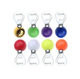 Golf ball stainless steel bottle Openers golf promotional items souvenir metal beer bottle opener