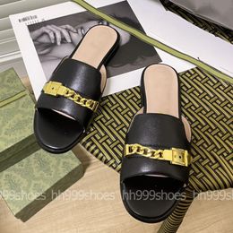 Hot Fashion Wear and Match Luxury Brand Slipper Slides Hottest Heels Women Shoes Designer Sandals Heel Height Sandal Flat Slipper Shoe Wholesale