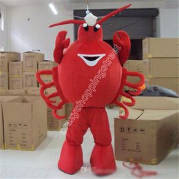Hot Sales Red Crab Mascot Costumes Cartoon theme fancy dress High School mascot Ad Apparel