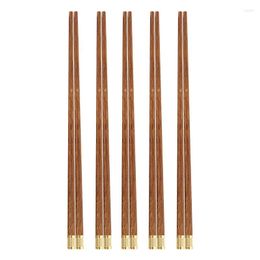 Chopsticks Natural Original Wooden Unpainted And Wax-Free Japanese Chicken Wings 5 Double Set Household