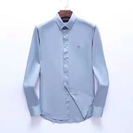 Men's Casual Shirts Homme Gan02 High Quality 100%Cotton Camisa Masculina Men Long Sleeve Dress Shirts Fashion Hombre Chemises 230322
