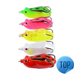 1PCS Double Propellers Frog Wobbler Soft Bait Jigging Fishing Lures 65mm13g Artificial Crank Bait Minnow Topwater Fishing Tackle